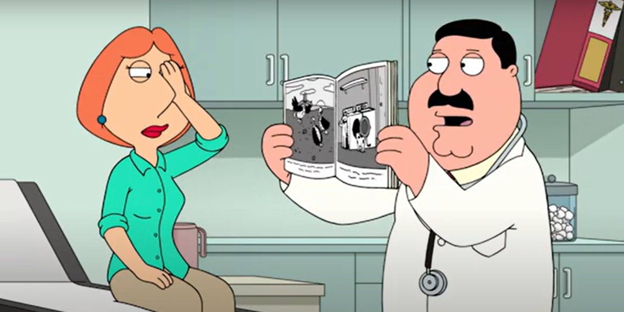 Lois takes an unusual eyetest